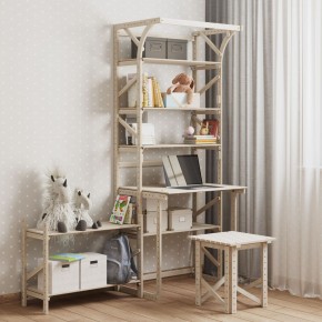 Стеллаж+стол со стойкой Конструктор Арт.СRСт2-1 в Кунгуре - kungur.ok-mebel.com | фото 4