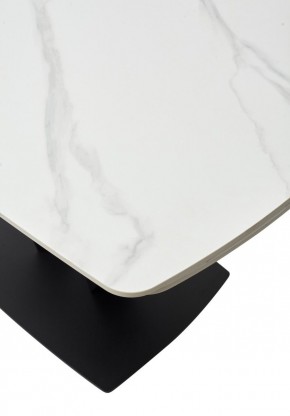 Стол ALATRI 120 MATT WHITE MARBLE SOLID CERAMIC / BLACK, ®DISAUR в Кунгуре - kungur.ok-mebel.com | фото 11
