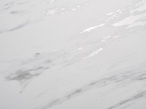 Стол BELLUNO 160 MARBLES KL-99 Белый мрамор матовый, итальянская керамика/ белый каркас, ®DISAUR в Кунгуре - kungur.ok-mebel.com | фото 3