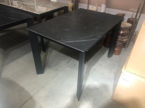 Стол CORNER 120 MATT BLACK MARBLE SOLID CERAMIC / BLACK, ®DISAUR в Кунгуре - kungur.ok-mebel.com | фото 10