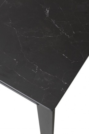 Стол CORNER 120 MATT BLACK MARBLE SOLID CERAMIC / BLACK, ®DISAUR в Кунгуре - kungur.ok-mebel.com | фото 5