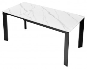 Стол CORNER 120 MATT WHITE MARBLE SOLID CERAMIC / BLACK, ®DISAUR в Кунгуре - kungur.ok-mebel.com | фото 7