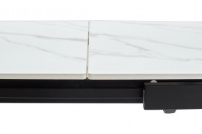 Стол CORNER 120 MATT WHITE MARBLE SOLID CERAMIC / BLACK, ®DISAUR в Кунгуре - kungur.ok-mebel.com | фото 8