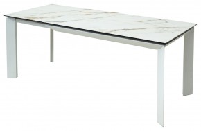 Стол CREMONA 160 KL-188 Контрастный мрамор / белый каркас, ®DISAUR в Кунгуре - kungur.ok-mebel.com | фото 3