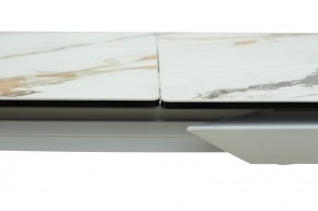 Стол CREMONA 160 KL-188 Контрастный мрамор / белый каркас, ®DISAUR в Кунгуре - kungur.ok-mebel.com | фото 5