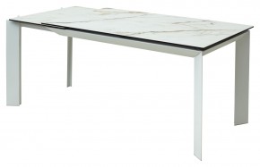 Стол CREMONA 160 KL-188 Контрастный мрамор / белый каркас, ®DISAUR в Кунгуре - kungur.ok-mebel.com | фото 7