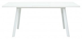 Стол ФИН 120 Белый, стекло/ Белый каркас М-City в Кунгуре - kungur.ok-mebel.com | фото 2