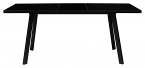 Стол ФИН 120 Черный, стекло/ Черный каркас М-City в Кунгуре - kungur.ok-mebel.com | фото