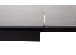 Стол FORIO 160 MATT BLACK MARBLE SOLID CERAMIC / BLACK, ®DISAUR в Кунгуре - kungur.ok-mebel.com | фото 2