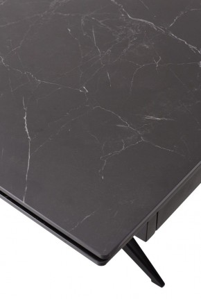 Стол FORIO 160 MATT BLACK MARBLE SOLID CERAMIC / BLACK, ®DISAUR в Кунгуре - kungur.ok-mebel.com | фото 9