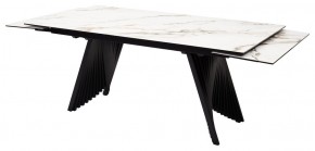 Стол IVAR 180 MARBLES KL-188 Контрастный мрамор, итальянская керамика, ®DISAUR в Кунгуре - kungur.ok-mebel.com | фото 7