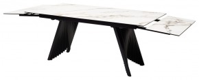 Стол IVAR 180 MARBLES KL-188 Контрастный мрамор, итальянская керамика, ®DISAUR в Кунгуре - kungur.ok-mebel.com | фото 9