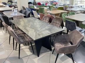 Стол IVAR 180 MARBLES KL-80 Серый мрамор, итальянская керамика, ®DISAUR в Кунгуре - kungur.ok-mebel.com | фото 11