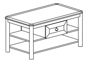 Стол журнальный №623 "Инна" Денвер светлый в Кунгуре - kungur.ok-mebel.com | фото