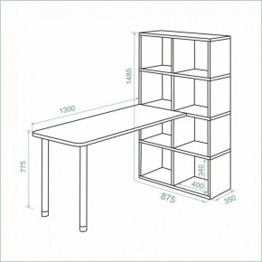 Стол компьютерный Bartolo в Кунгуре - kungur.ok-mebel.com | фото 3