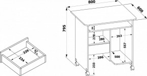 Стол компьютерный КСТ-10.1 в Кунгуре - kungur.ok-mebel.com | фото 4