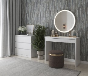 Стол косметический Энкель 100 белый в Кунгуре - kungur.ok-mebel.com | фото 4