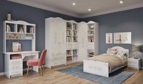 KI-KI СТД1070.1 Стол письменный (белый/белое дерево) в Кунгуре - kungur.ok-mebel.com | фото 2