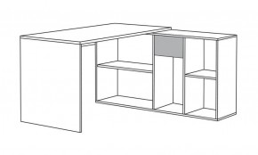 Стол письменный Лайт 03.245 F (белый) в Кунгуре - kungur.ok-mebel.com | фото 3