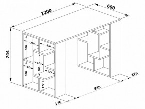 Стол письменный СПм-15 в Кунгуре - kungur.ok-mebel.com | фото 3