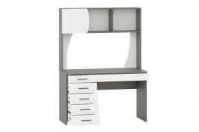 Стол рабочий СИГМА (графит/белый) в Кунгуре - kungur.ok-mebel.com | фото 2
