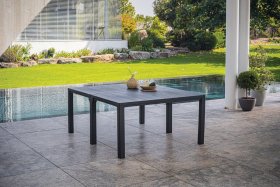 Стол раскладной Джули (Julie Double table 2 configurations) Графит в Кунгуре - kungur.ok-mebel.com | фото 2