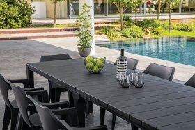 Стол раскладной Джули (Julie Double table 2 configurations) Графит в Кунгуре - kungur.ok-mebel.com | фото 8