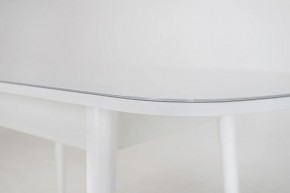 Стол раскладной со стеклом (опоры массив цилиндрический) "Хоста" в Кунгуре - kungur.ok-mebel.com | фото 6