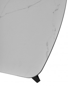 Стол RASMUS 160 TL-45 Белый мрамор, испанская керамика / черный каркас, ®DISAUR в Кунгуре - kungur.ok-mebel.com | фото 6