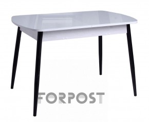 Стол раздвижной со стеклянной столешницей (BLACK, WHITE) в Кунгуре - kungur.ok-mebel.com | фото 3