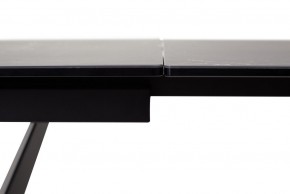 Стол RIETI 200 NERO KL-116 Черный мрамор матовый, итальянская керамика/ черный каркас, ®DISAUR в Кунгуре - kungur.ok-mebel.com | фото 3