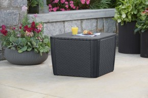 Стол-сундук Лузон Плюс (Luzon Plus Flat Wicker), графит в Кунгуре - kungur.ok-mebel.com | фото 1