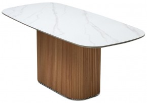 Стол TAMPA 180 цвет БЕЛЫЙ МРАМОР M326, керамика / Каркас OAK, ®DISAUR в Кунгуре - kungur.ok-mebel.com | фото 7