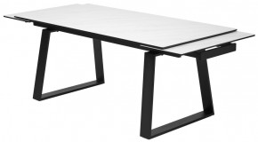 Стол VASTO 180 MARBLES KL-99 Белый мрамор матовый, итальянская керамика/ черный каркас, ®DISAUR в Кунгуре - kungur.ok-mebel.com | фото 6