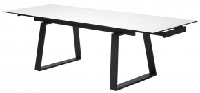 Стол VASTO 180 MARBLES KL-99 Белый мрамор матовый, итальянская керамика/ черный каркас, ®DISAUR в Кунгуре - kungur.ok-mebel.com | фото 9