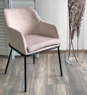 Стул АЛИСТЕР, цвет RAIN 2 какао велюр / черный каркас М-City в Кунгуре - kungur.ok-mebel.com | фото 3