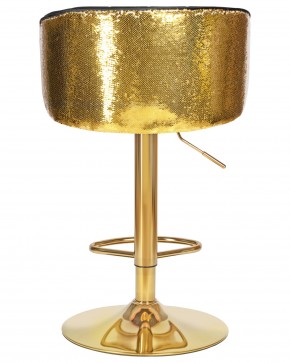 Стул барный DOBRIN DARCY GOLD SHINY, черный велюр с золотыми пайетками в Кунгуре - kungur.ok-mebel.com | фото 5