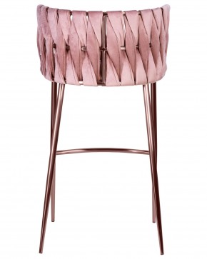 Стул барный DOBRIN EMMA ROSE GOLD, розовый велюр (VF-10) в Кунгуре - kungur.ok-mebel.com | фото 5