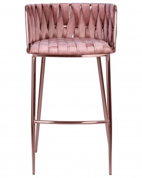 Стул барный DOBRIN EMMA ROSE GOLD, розовый велюр (VF-10) в Кунгуре - kungur.ok-mebel.com | фото 6