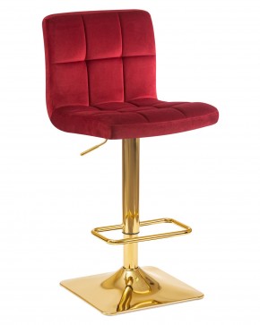 Стул барный DOBRIN GOLDIE, бордовый велюр (MJ9-43) в Кунгуре - kungur.ok-mebel.com | фото