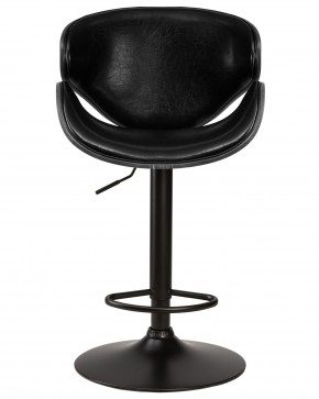 Стул барный DOBRIN KARTER BLACK, коричневый орех дерево (BWW), черный PU в Кунгуре - kungur.ok-mebel.com | фото 6
