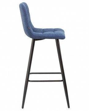 Стул барный DOBRIN NICOLE, черные матовые ножки, синяя ткань (UF860-14B) в Кунгуре - kungur.ok-mebel.com | фото 3