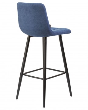 Стул барный DOBRIN NICOLE, черные матовые ножки, синяя ткань (UF860-14B) в Кунгуре - kungur.ok-mebel.com | фото 4