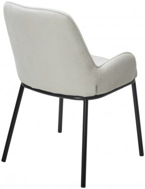 Стул BRIO CATO-01 Белый, фактурная ткань / черный каркас, ®DISAUR в Кунгуре - kungur.ok-mebel.com | фото 5