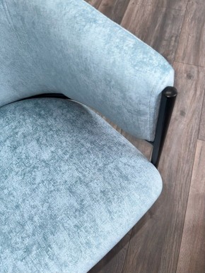 Стул ДИЛЛ, цвет RAIN 7 бриз, велюр / черный каркас М-City в Кунгуре - kungur.ok-mebel.com | фото 7
