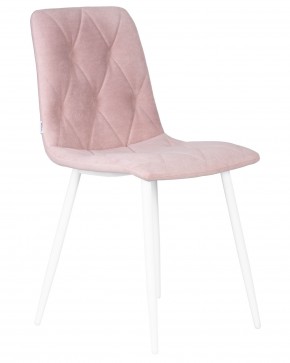 Стул обеденный DOBRIN CHILLY ROMBO, Розовый Simple 03, основание белый в Кунгуре - kungur.ok-mebel.com | фото 2