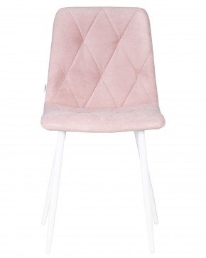 Стул обеденный DOBRIN CHILLY ROMBO, Розовый Simple 03, основание белый в Кунгуре - kungur.ok-mebel.com | фото 6