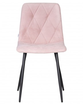 Стул обеденный DOBRIN CHILLY ROMBO, Розовый Simple 03, основание черное в Кунгуре - kungur.ok-mebel.com | фото 6