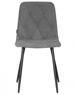 Стул обеденный DOBRIN CHILLY ROMBO, Серый Simple 33, основание черное в Кунгуре - kungur.ok-mebel.com | фото 6