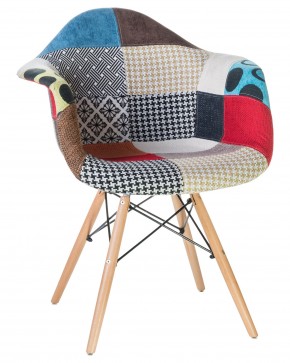Стул обеденный DOBRIN DAW PATCHWORK, цвет сиденья мозаика в Кунгуре - kungur.ok-mebel.com | фото